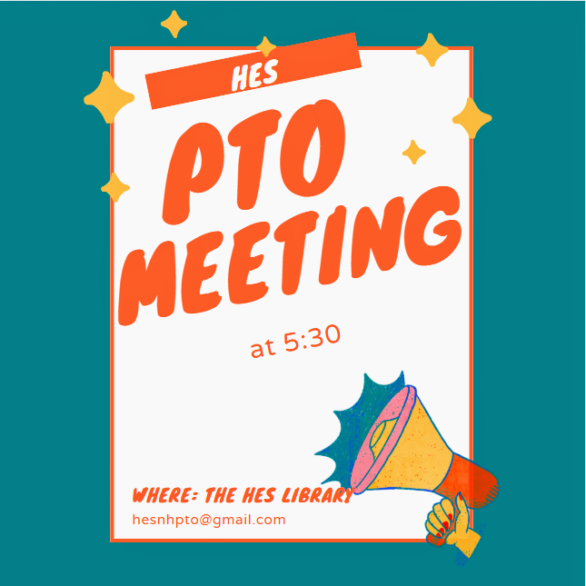 announcement for PTO meeting